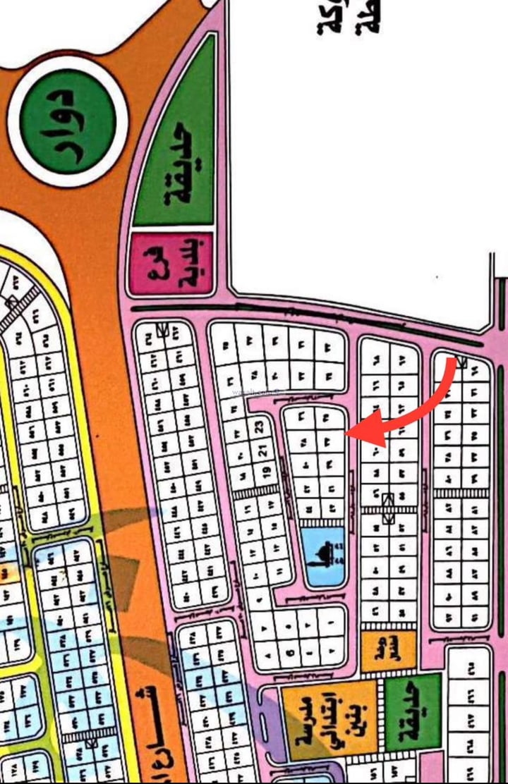 Land 922.68 SQM Facing West on 18m Width Street Al Buhayrah, Al Khobar