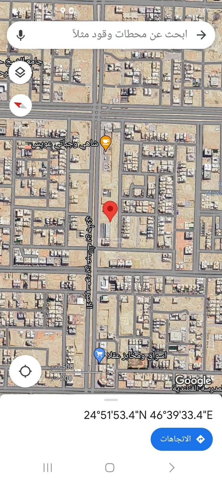 أرض 350 متر مربع شمالية على شارع 15م الزهرة، غرب الرياض، الرياض