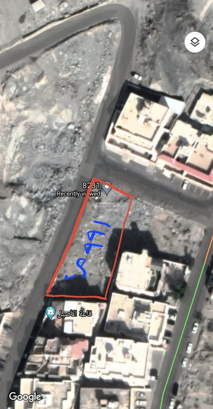 أرض 991.46 متر مربع شمالية غربية على شارع 15م بطحاء قريش، مكة المكرمة