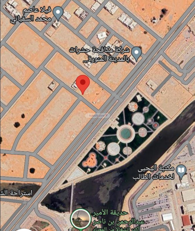 أرض 644.08 متر مربع غربية على شارع 15م اليمامة، الخرج
