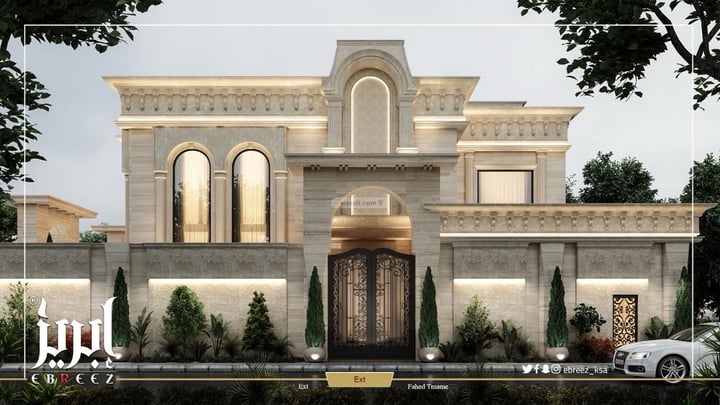 Villa 832 SQM Facing North on 15m Width Street Al Nada, North Riyadh, Riyadh