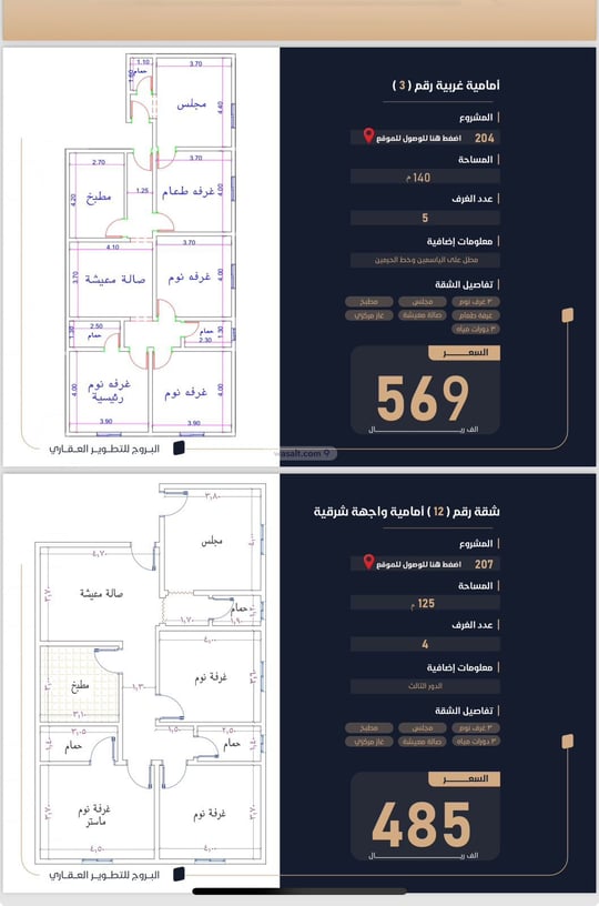 Apartment 128 SQM with 4 Bedrooms Al Manar, East Jeddah, Jeddah