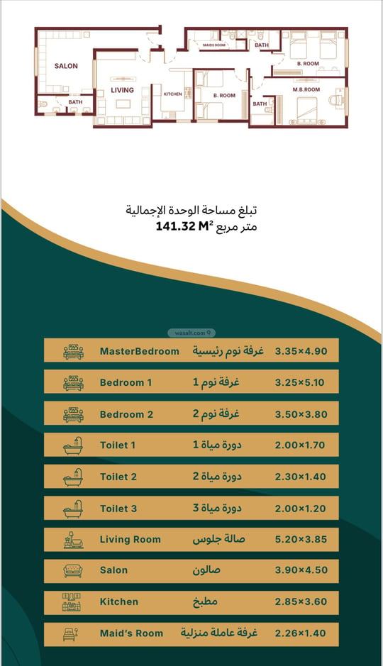 شقة 1625 متر مربع ب 4 غرف الصفا، شمال جدة، جدة