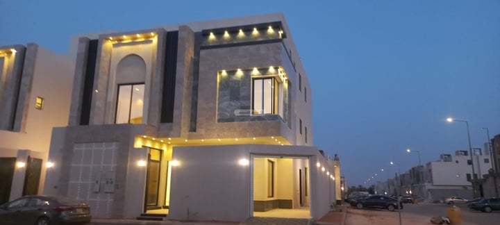 Villa 308 SQM Facing North West on 20m Width Street Al Rimal, East Riyadh, Riyadh