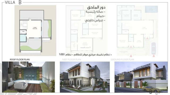 Villa 420 SQM Facing North on 18m Width Street Al Bahar, Al Khobar