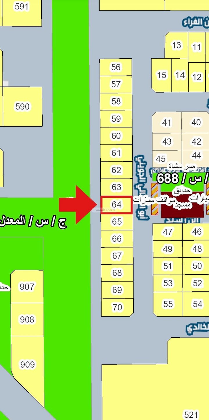 أرض 325 متر مربع شمالية شرقية على شارع 16م الفنار، شمال جدة، جدة