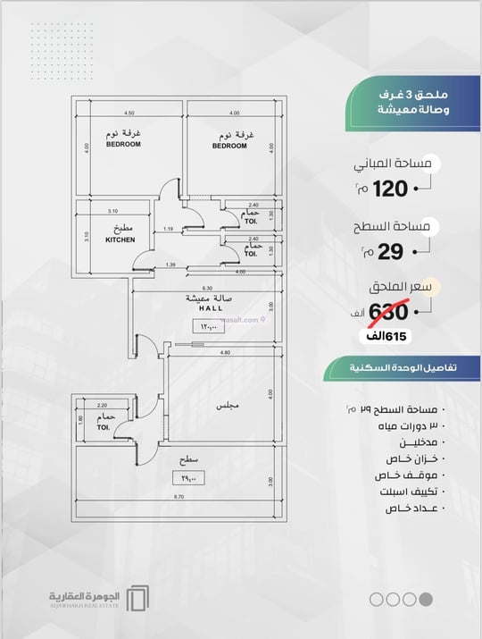 شقة 146 متر مربع ب 4 غرف المروة، شمال جدة، جدة