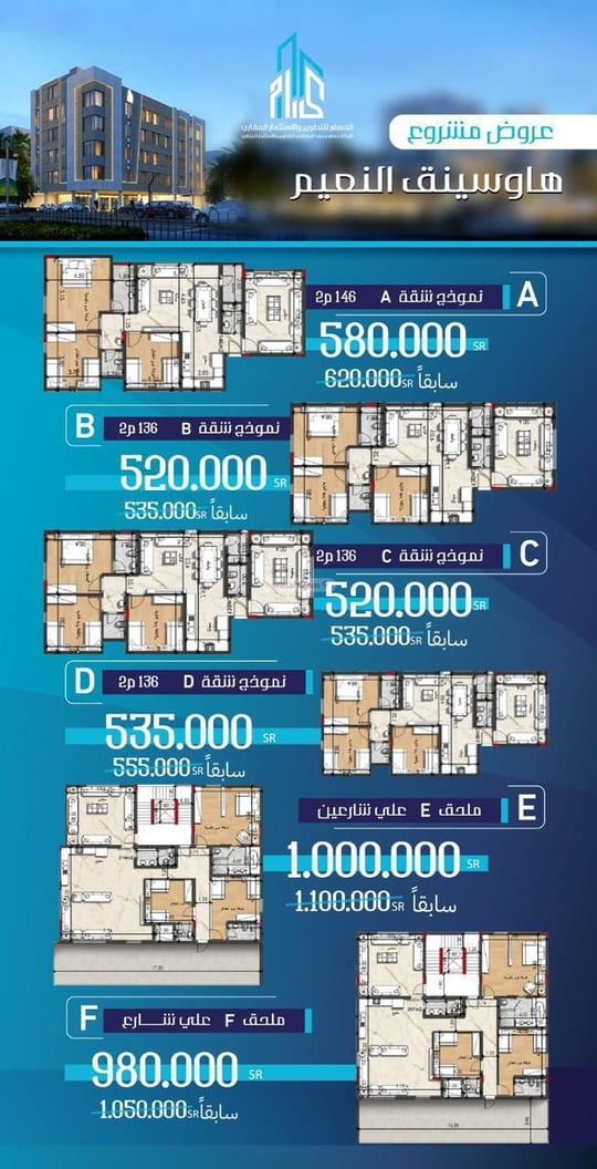 Apartment 718.72 SQM with 4 Bedrooms An Naim, North Jeddah, Jeddah