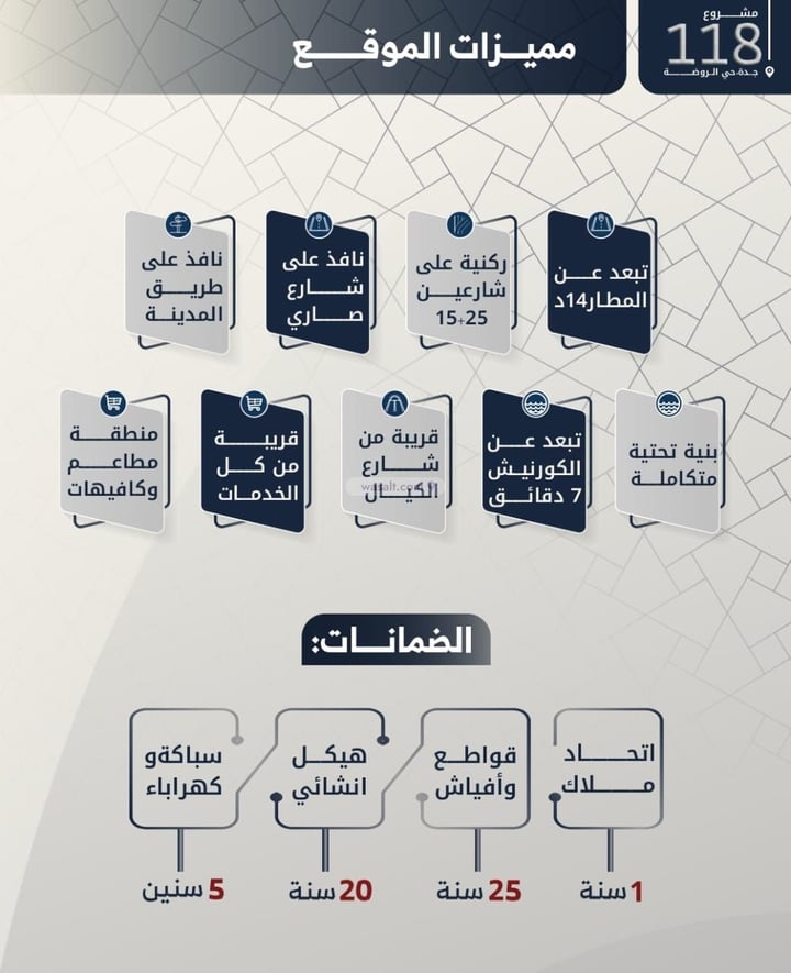 شقة 140 متر مربع ب 4 غرف الروضة، شمال جدة، جدة