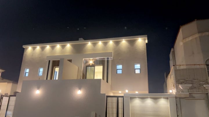 Villa 197.5 SQM Facing South West on 25m Width Street Taibah, Dammam