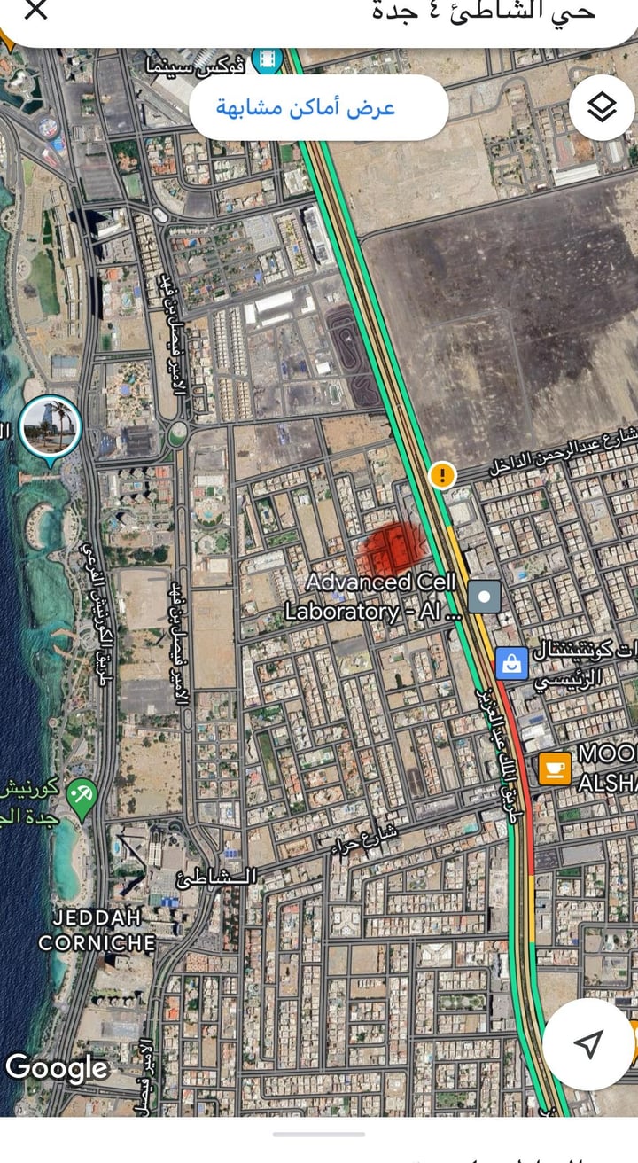 Land 672 SQM Facing North, East Ash Shati, North Jeddah, Jeddah