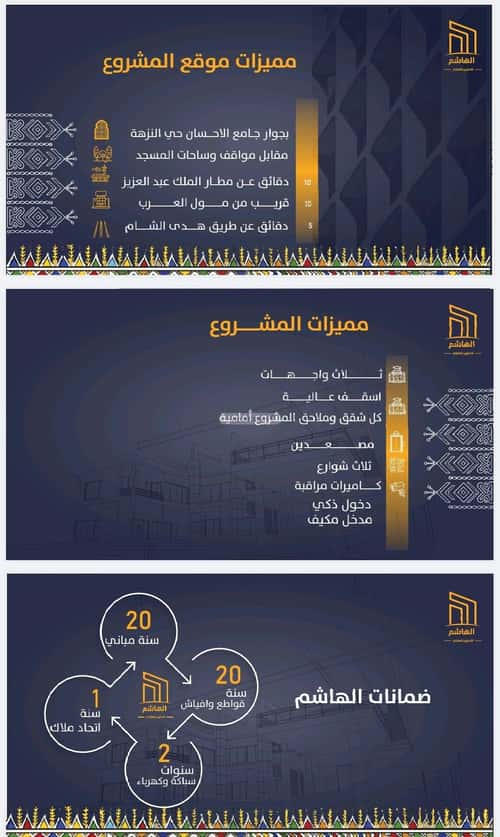 شقة 690 متر مربع ب 3 غرف النزهة، شمال جدة، جدة