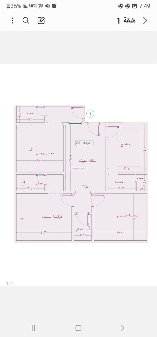 شقة 690 متر مربع ب 3 غرف النزهة، شمال جدة، جدة