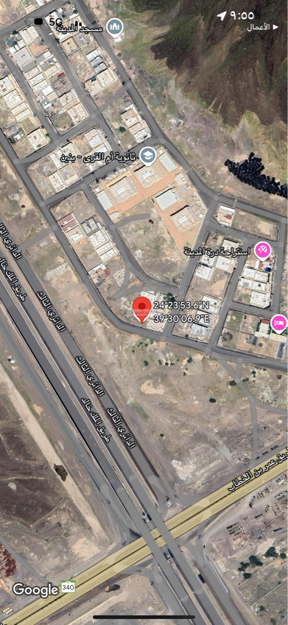 Land 832.77 SQM Facing South on 20m Width Street Al Aziziyah, Madinah