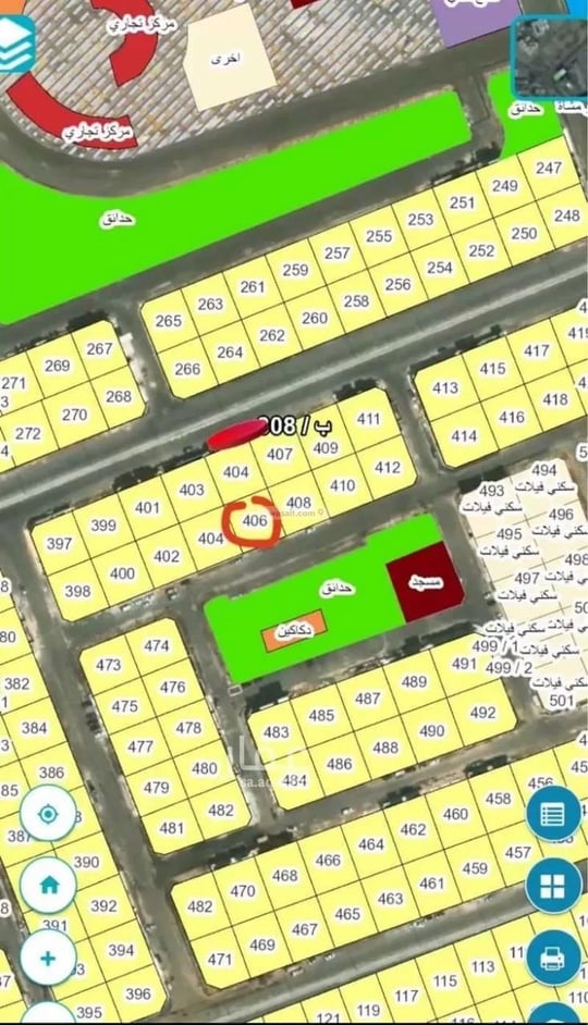 Land 575 SQM Facing South on 15m Width Street Al Manarat, North Jeddah, Jeddah