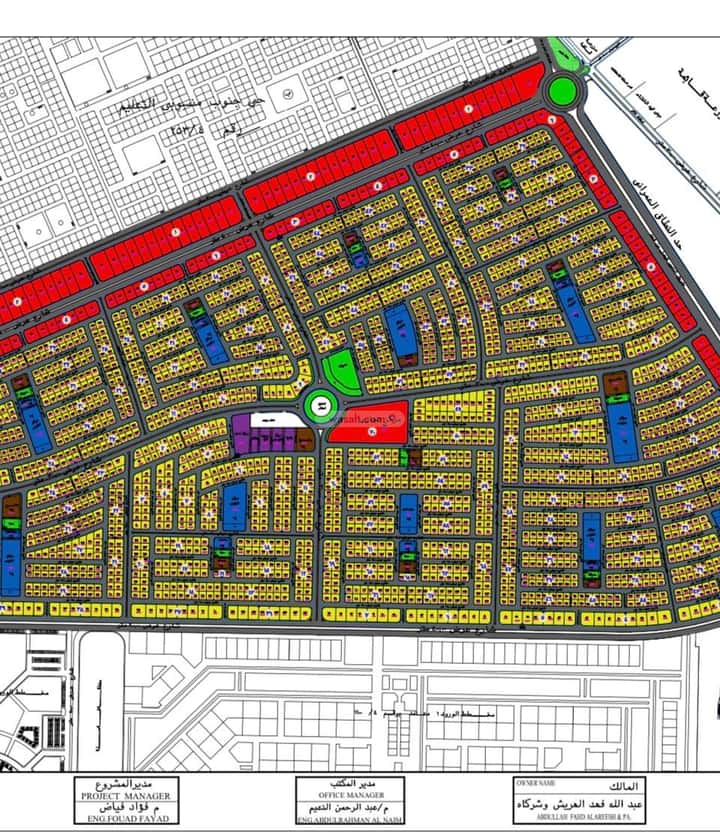Land 400 SQM Facing West on 15m Width Street Al Iskan2, Al Ahsa