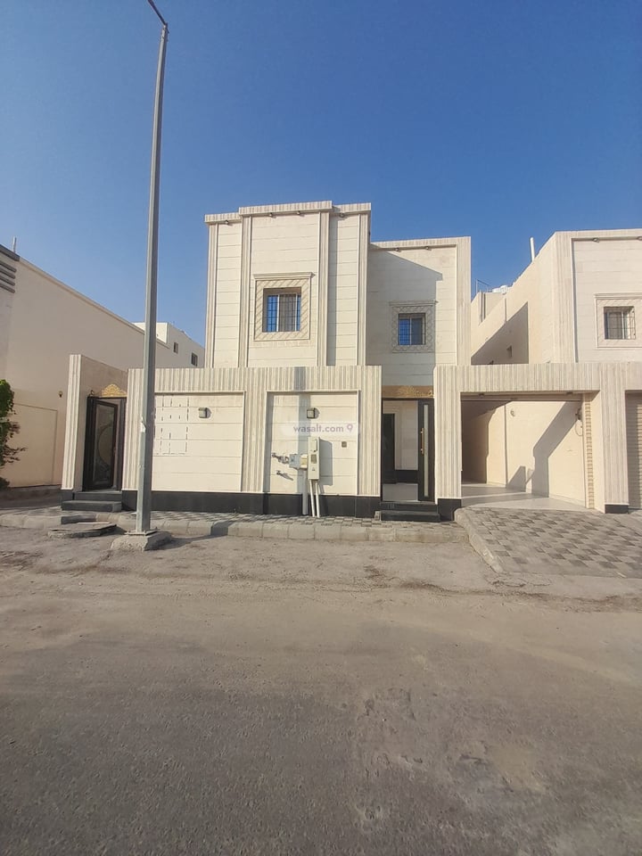 Villa 287.09 SQM Facing South on 20m Width Street Al Aqiq, Al Khobar