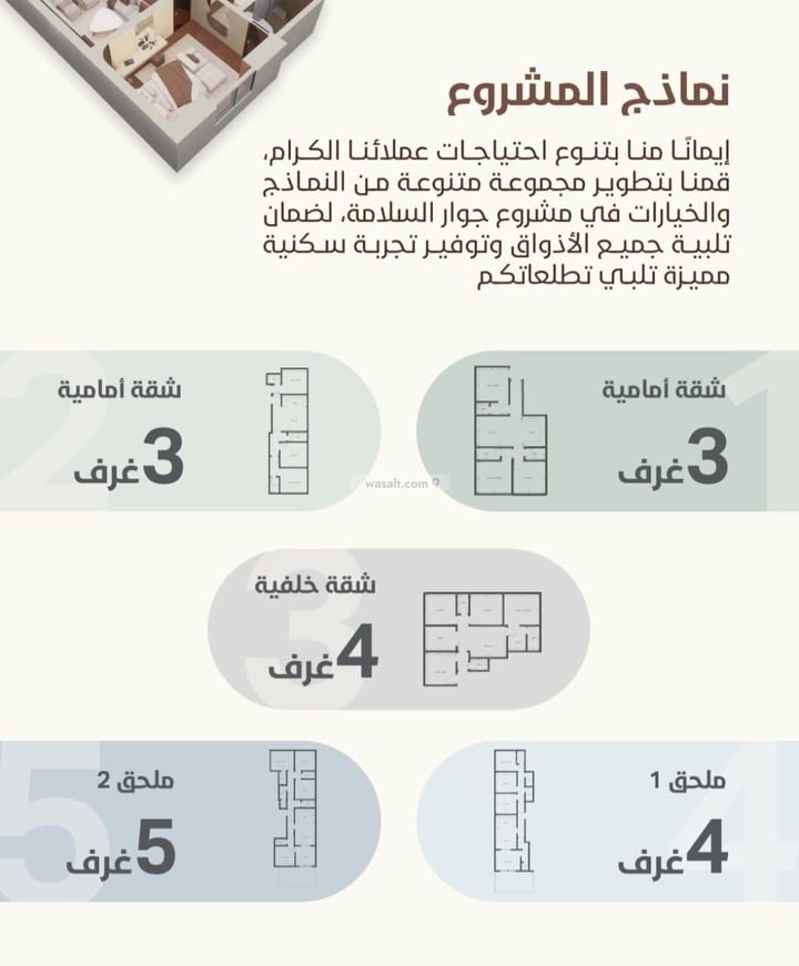 شقة 510 متر مربع ب 3 غرف السلامة، شمال جدة، جدة