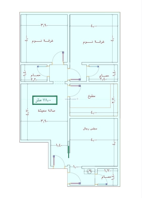 شقة 1920 متر مربع ب 3 غرف الجامعة، جنوب جدة، جدة