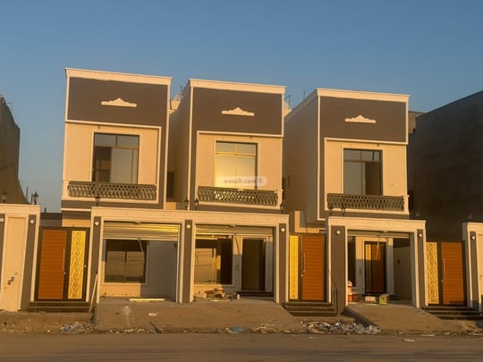 Villa 240.08 SQM Facing West on 18m Width Street Dahiyat Al Malik Fahd, Dammam