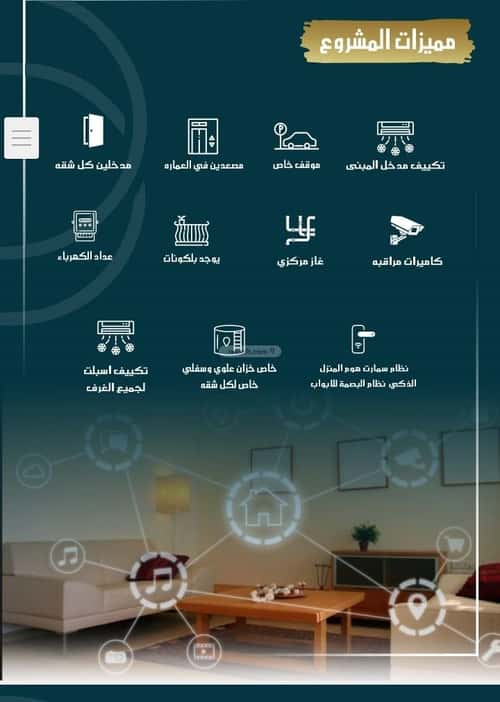 Apartment 1242.8 SQM with 4 Bedrooms Al Wahah, East Jeddah, Jeddah