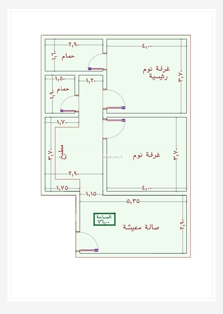 شقة 1920 متر مربع ب 3 غرف النزهة، شمال جدة، جدة