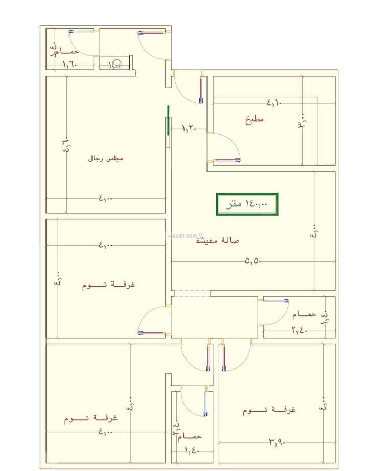 Apartment 1920 SQM with 3 Bedrooms Al Jamiah, South Jeddah, Jeddah