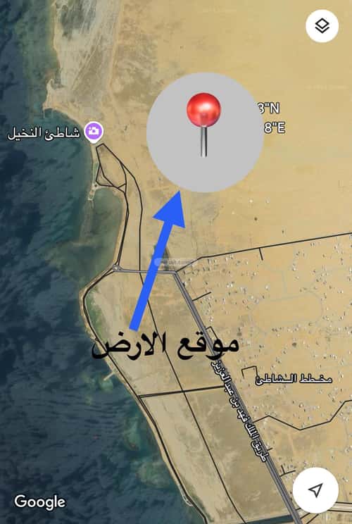 Land 450 SQM Facing North on 15m Width Street Ash Shati 3, Alqunafdhuh