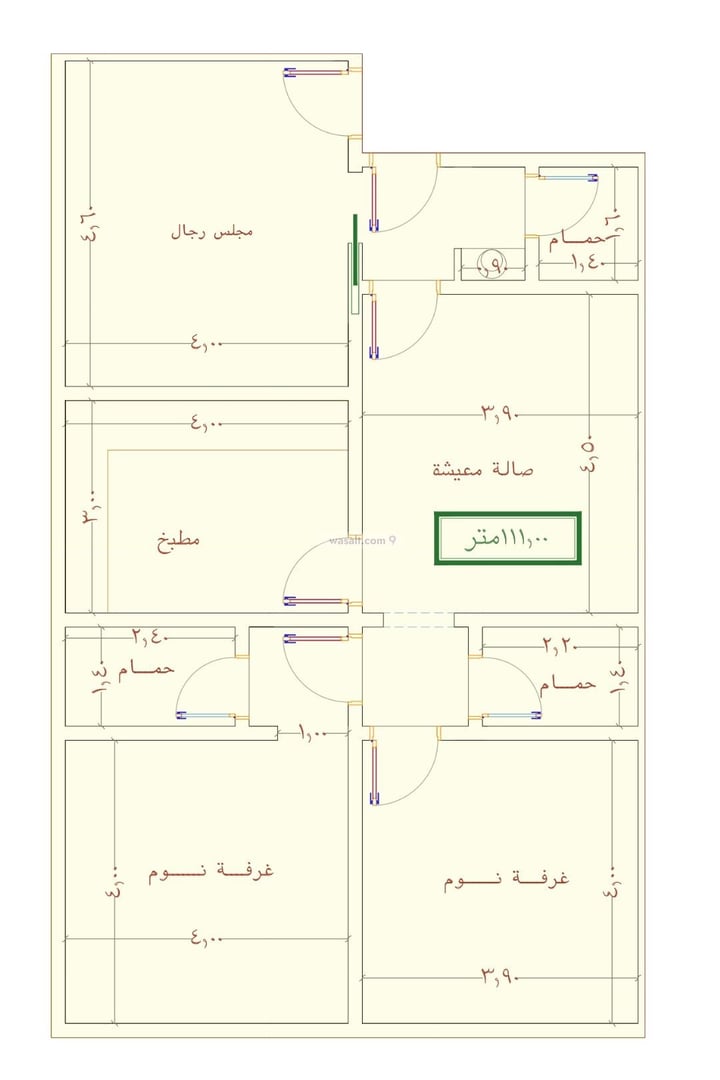 شقة 1920 متر مربع ب 3 غرف الجامعة، جنوب جدة، جدة