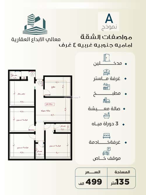 شقة 660 متر مربع ب 3 غرف السلامة، شمال جدة، جدة
