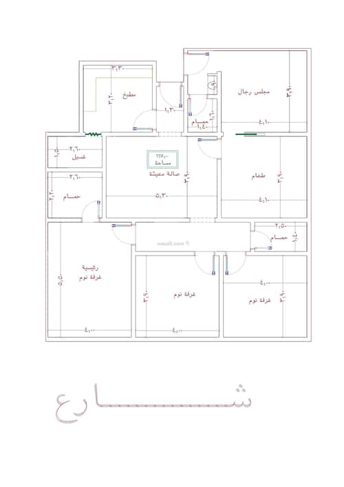 شقة 1920 متر مربع ب 6 غرف الجامعة، جنوب جدة، جدة