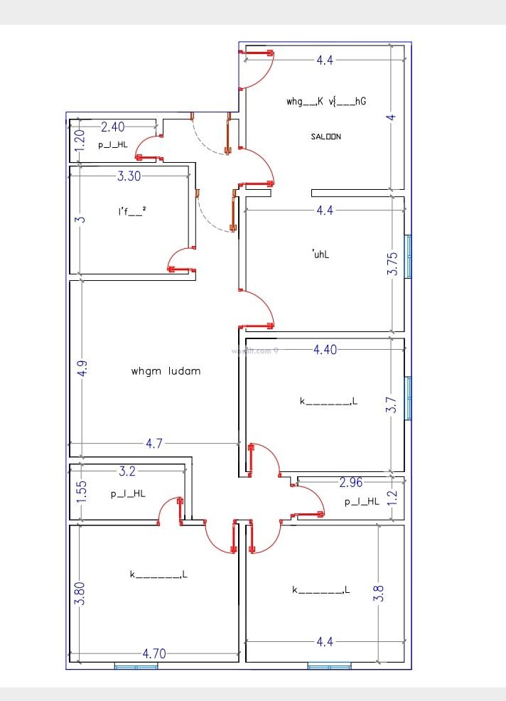 Apartment 775 SQM with 5 Bedrooms An Nuzhah, North Jeddah, Jeddah