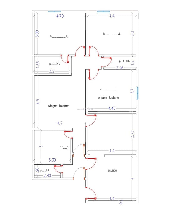 Apartment 775 SQM with 5 Bedrooms An Nuzhah, North Jeddah, Jeddah