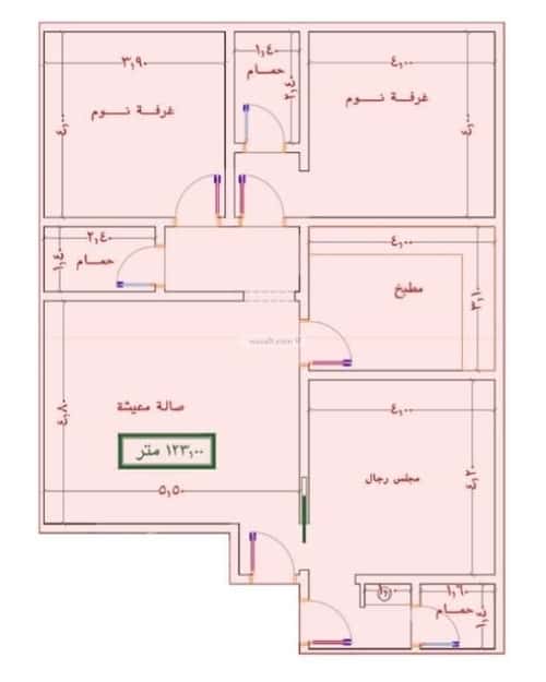 Apartment 1920 SQM with 3 Bedrooms Al Jamiah, South Jeddah, Jeddah