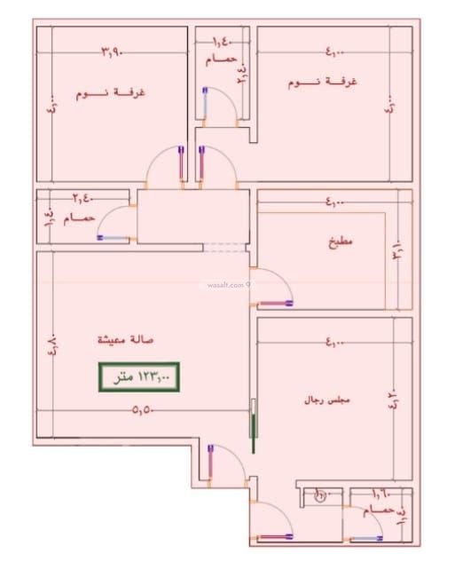 شقة 1920 متر مربع ب 3 غرف الجامعة، جنوب جدة، جدة