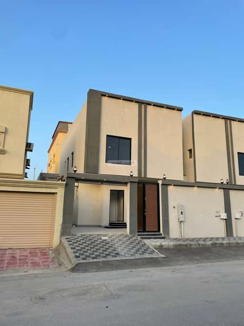 Villa 200 SQM Facing West on 25m Width Street Taibah, Dammam