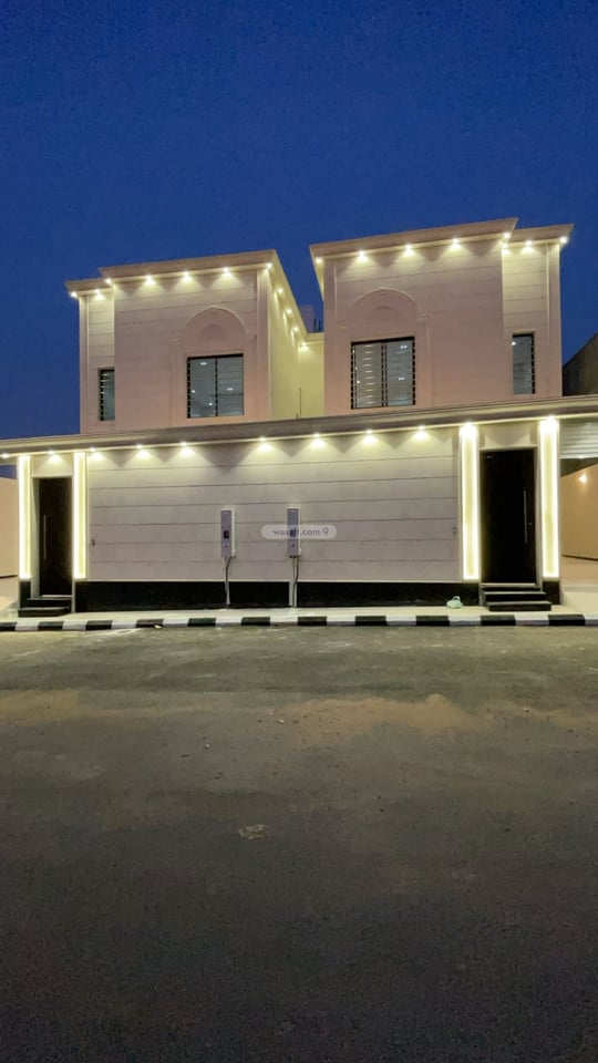 Villa 339.2 SQM Facing West on 5m Width Street Al Quhaib, At Taif