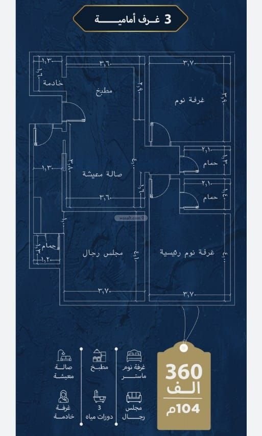 شقة 575 متر مربع ب 4 غرف النزهة، شمال جدة، جدة