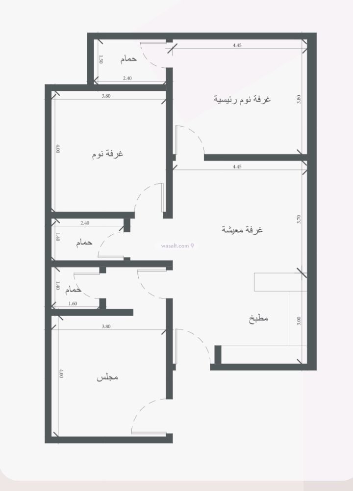 Apartment 1920 SQM with 3 Bedrooms As Safa, North Jeddah, Jeddah