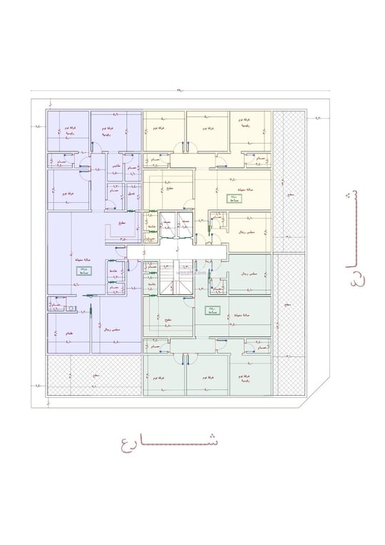 Apartment 690 SQM with 6 Bedrooms An Nuzhah, North Jeddah, Jeddah