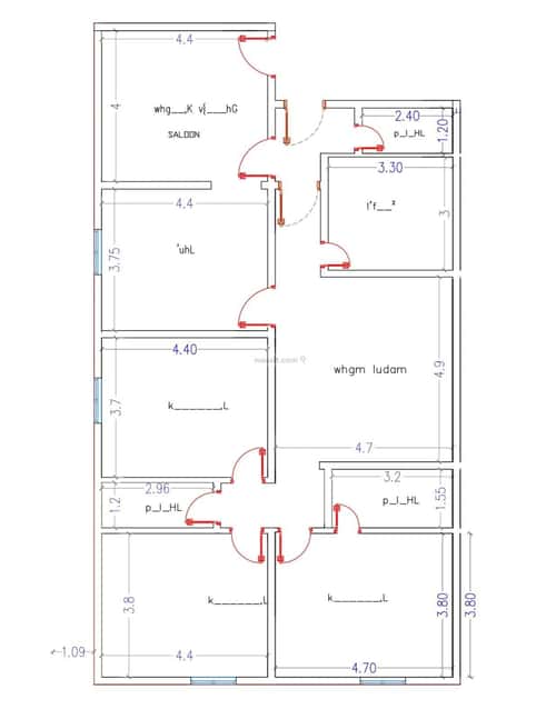 Apartment 726 SQM with 4 Bedrooms Al Safa, North Jeddah, Jeddah