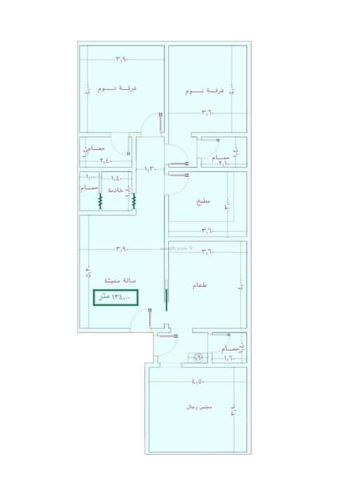 Apartment 726 SQM with 4 Bedrooms Al Safa, North Jeddah, Jeddah