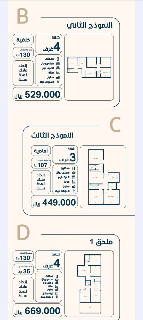 شقة 500 متر مربع ب 4 غرف النعيم، شمال جدة، جدة