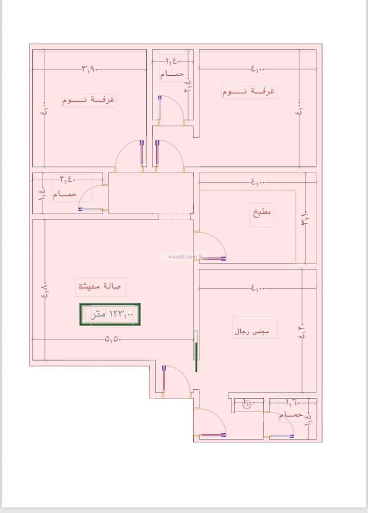 شقة 1920 متر مربع ب 4 غرف الجامعة، جنوب جدة، جدة