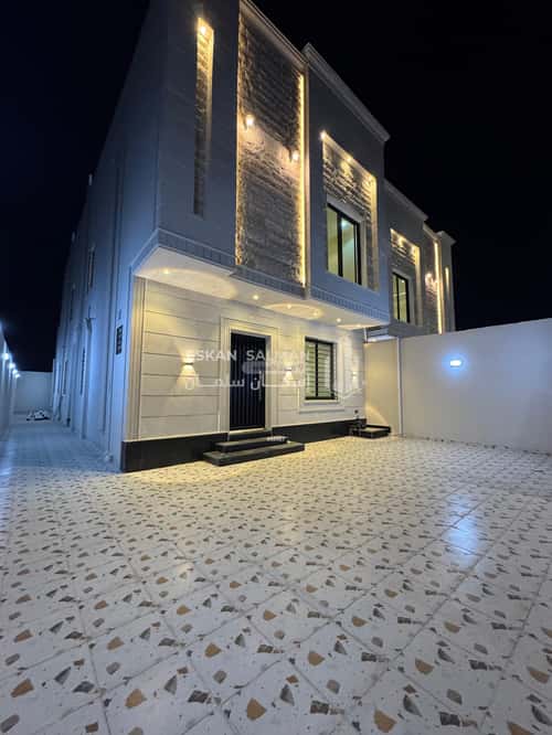 Villa 334.99 SQM Facing West on 15m Width Street Al Rahbah, Alttayif