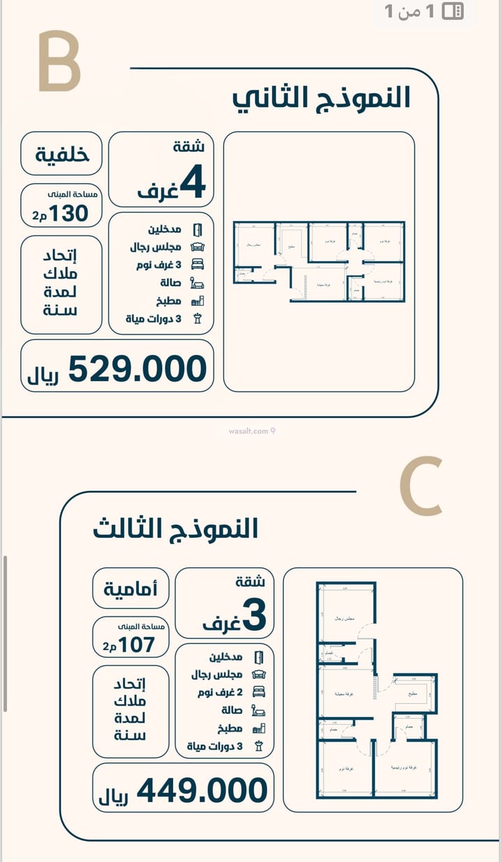 Apartment 500 SQM with 4 Bedrooms An Naim, North Jeddah, Jeddah