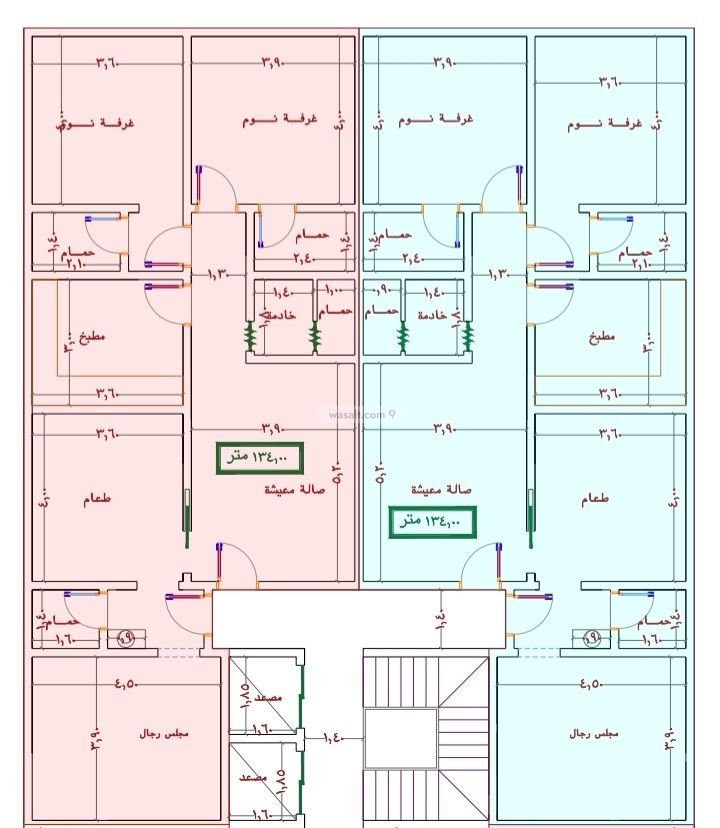 Apartment 1920 SQM with 4 Bedrooms Al Jamiah, South Jeddah, Jeddah