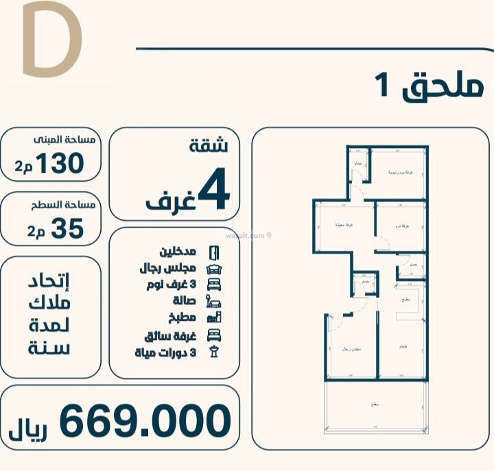 Apartment 500 SQM with 3 Bedrooms An Naim, North Jeddah, Jeddah