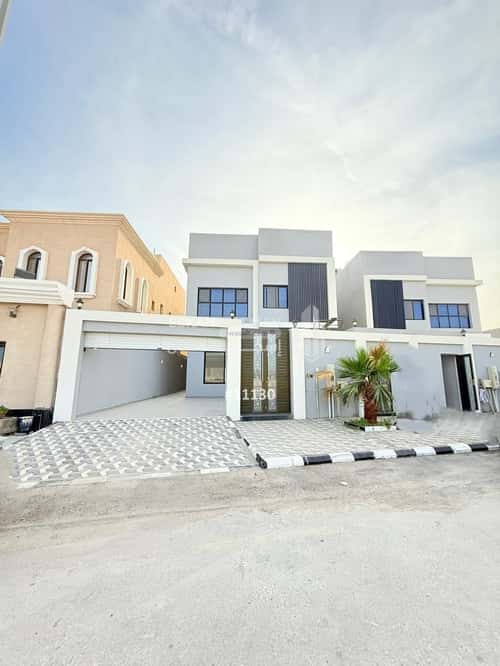 Villa 368.2 SQM Facing North on 25m Width Street Al Muntazah, Aldammam