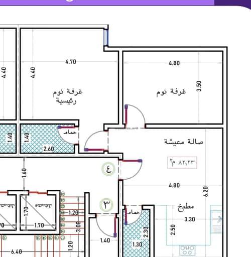 شقة 2229.74 متر مربع بغرفتين الواحة، شرق جدة، جدة